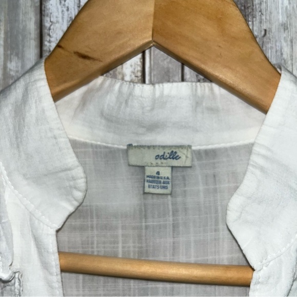 Odille White Ruffle Blouse - Picture 7 of 7